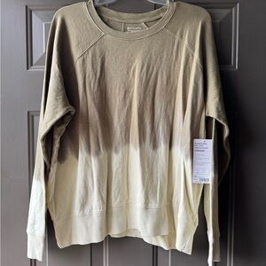 Athleta sundown, deep dye sweatshirt